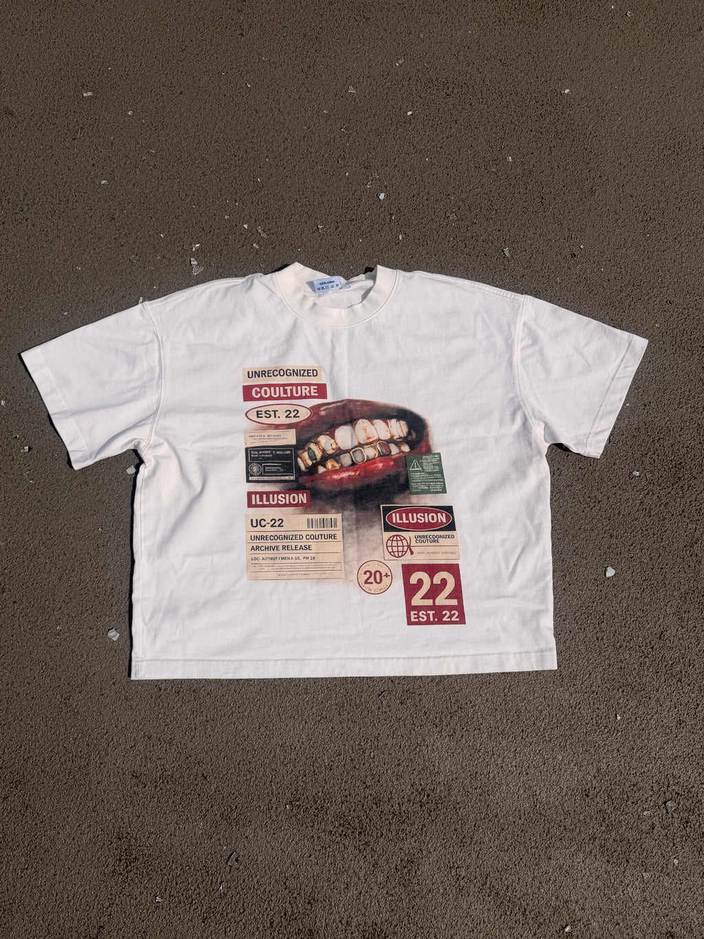 COUTURE - EST 22 WHITE Illusion T